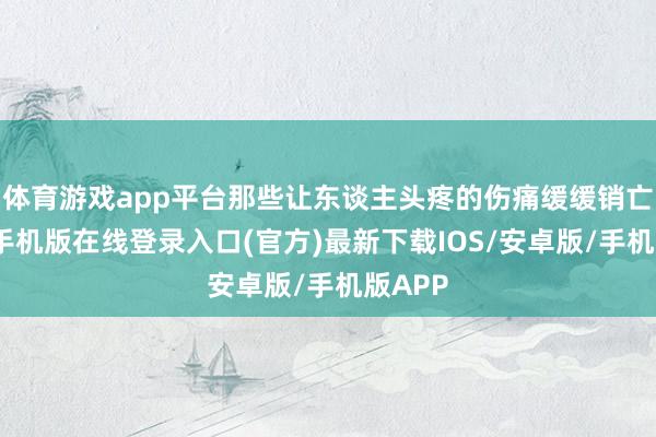 体育游戏app平台那些让东谈主头疼的伤痛缓缓销亡-亚搏手机版在线登录入口(官方)最新下载IOS/安卓版/手机版APP