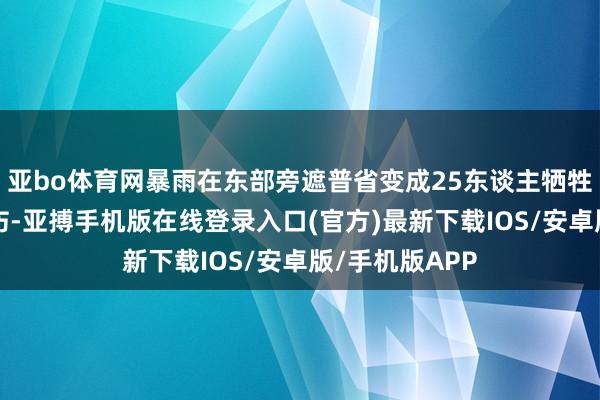 亚bo体育网暴雨在东部旁遮普省变成25东谈主牺牲、8东谈主受伤-亚搏手机版在线登录入口(官方)最新下载IOS/安卓版/手机版APP