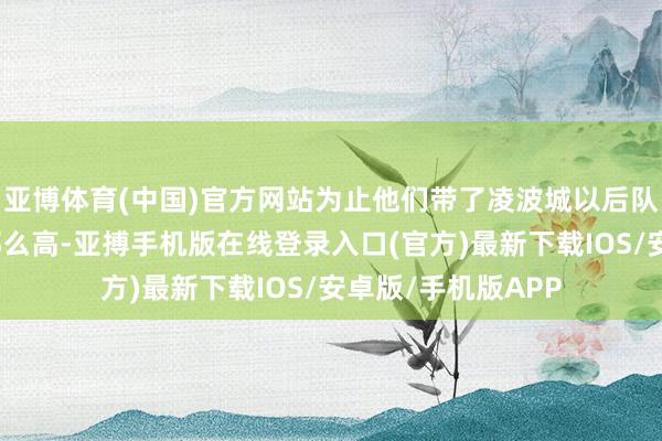 亚博体育(中国)官方网站为止他们带了凌波城以后队伍的遵循并不是那么高-亚搏手机版在线登录入口(官方)最新下载IOS/安卓版/手机版APP