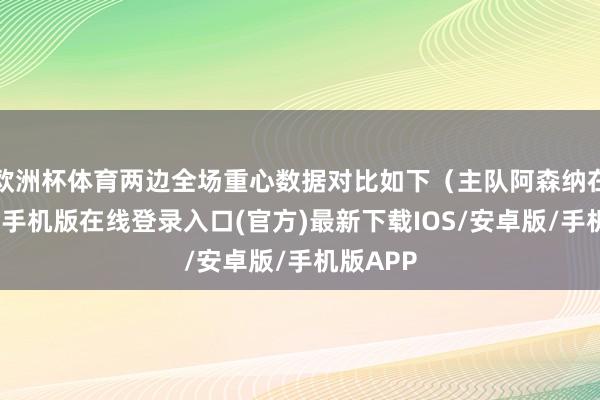 欧洲杯体育两边全场重心数据对比如下（主队阿森纳在前-亚搏手机版在线登录入口(官方)最新下载IOS/安卓版/手机版APP