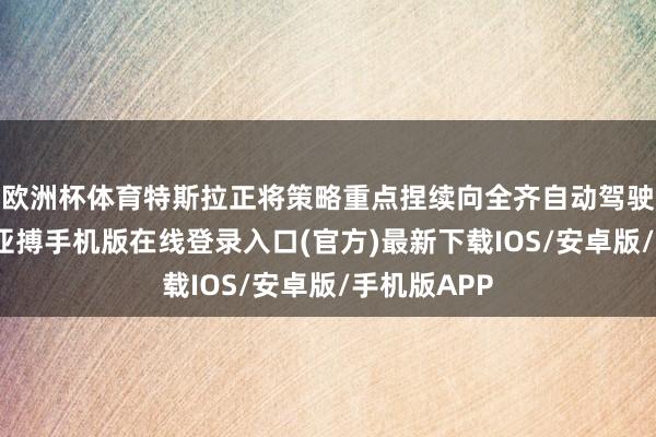 欧洲杯体育特斯拉正将策略重点捏续向全齐自动驾驶系统歪斜-亚搏手机版在线登录入口(官方)最新下载IOS/安卓版/手机版APP