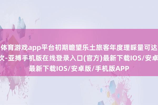 体育游戏app平台初期瞻望乐土旅客年度理睬量可达约80万东谈主次-亚搏手机版在线登录入口(官方)最新下载IOS/安卓版/手机版APP
